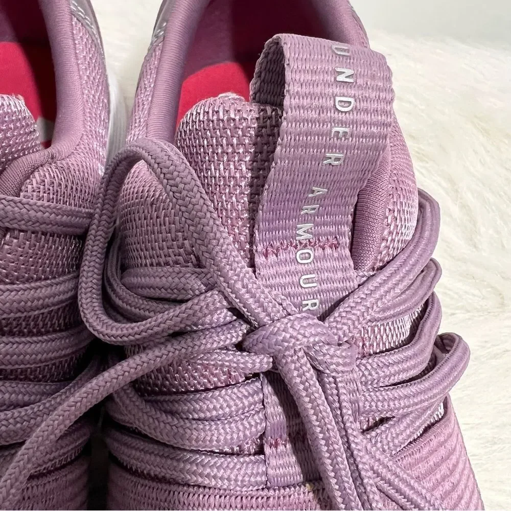 Under Armour Purple Lightweight Breathable Lace Up Running Shoes‎ -- BB167